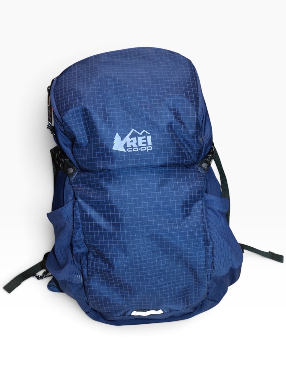 REI Co-op Flash 22 Pack - Blue Canyon / Grid Pattern EUC